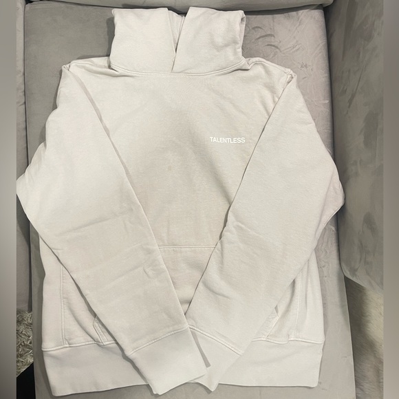 Talentless lightweight cement color hoodie - Picture 4 of 8